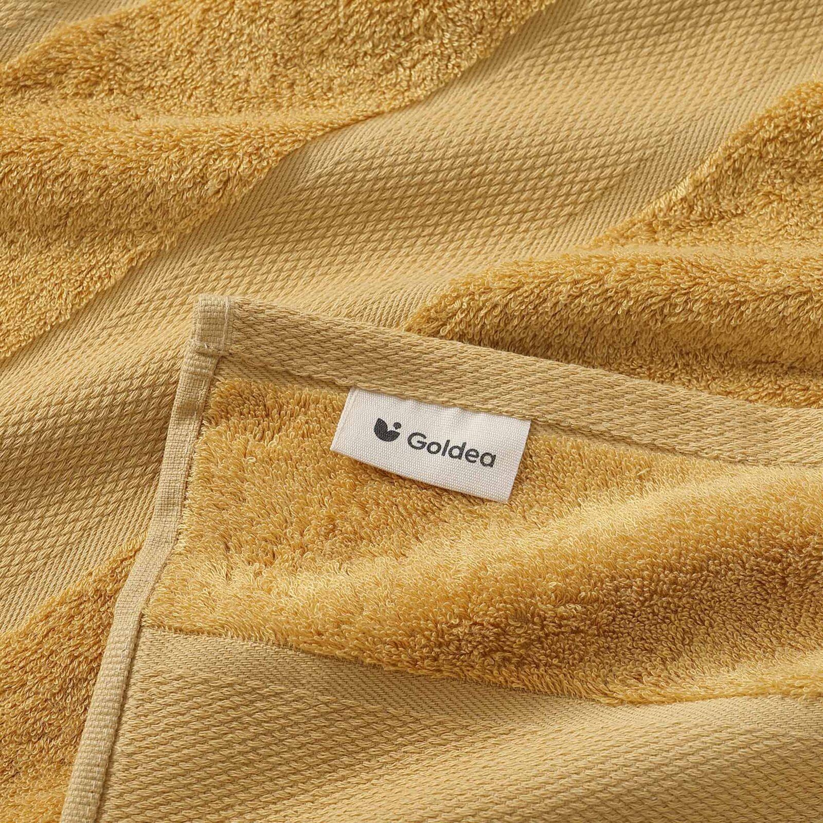 Bambus-Handtuch/Badetuch - gold
