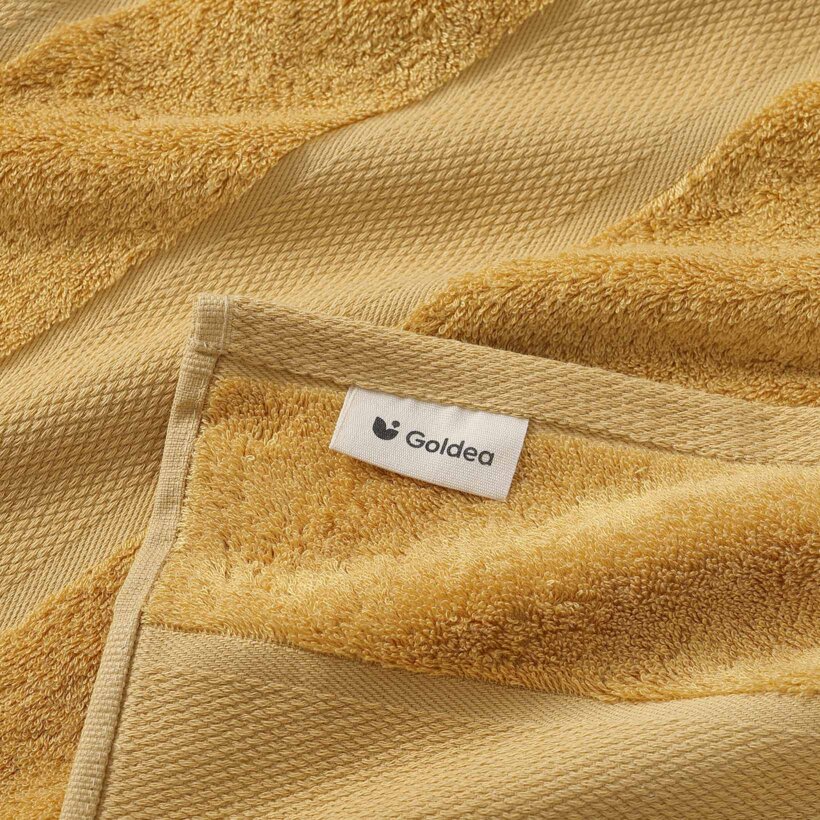 Bambus-Handtuch/Badetuch - gold