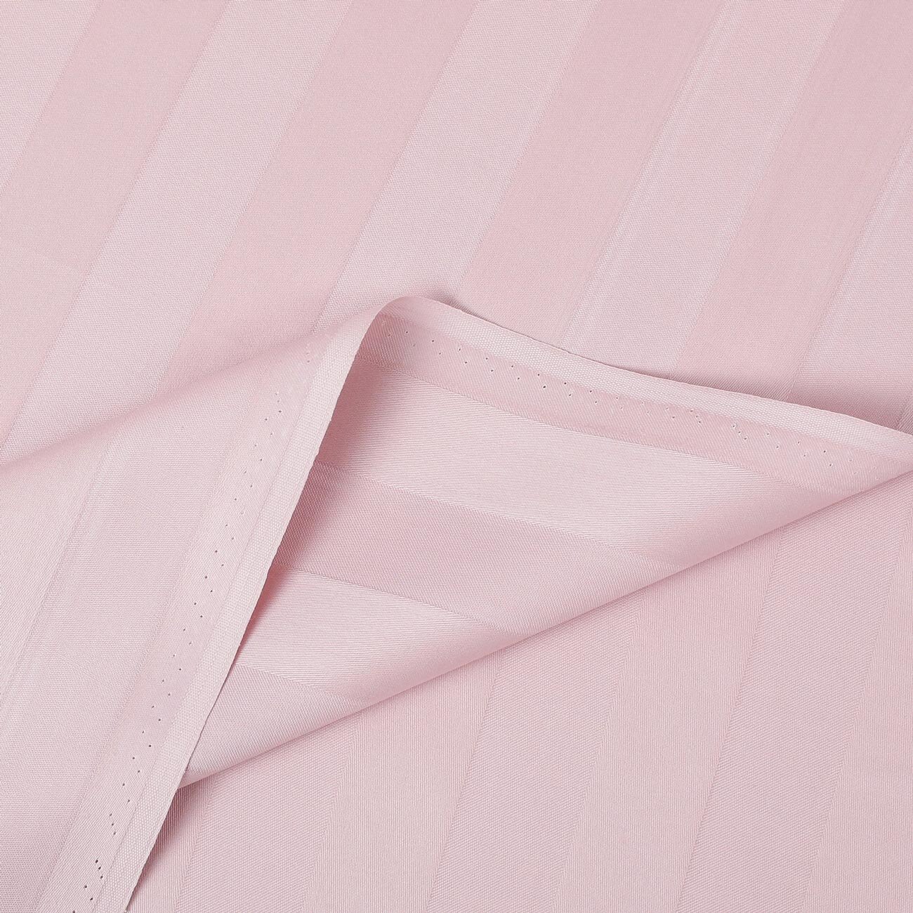 Damast - altrosa Streifen mit Satin-Glanz