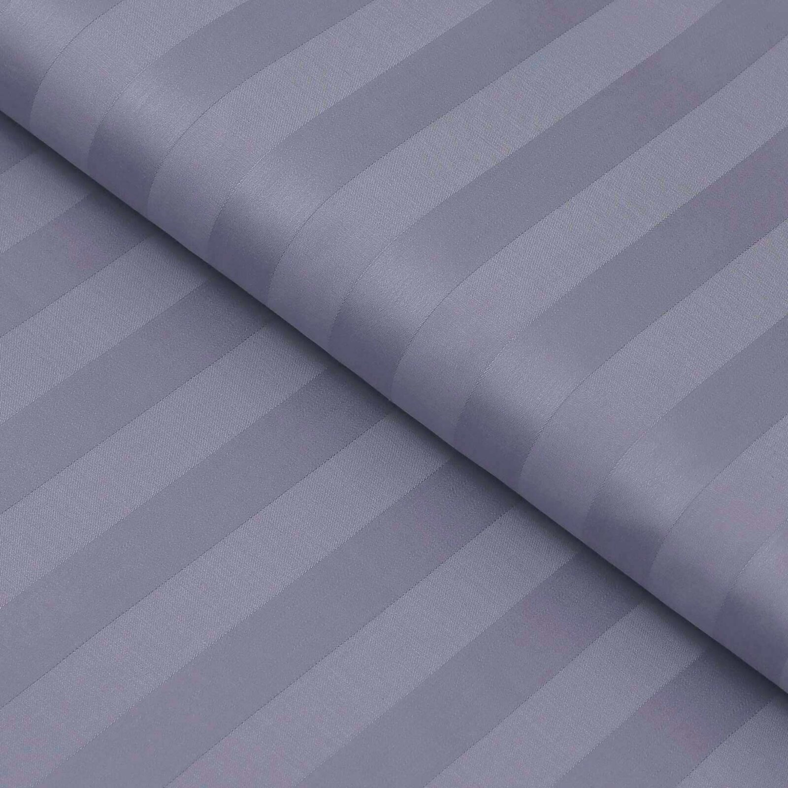 Damast - dunkelgraue Streifen mit Satin-Glanz