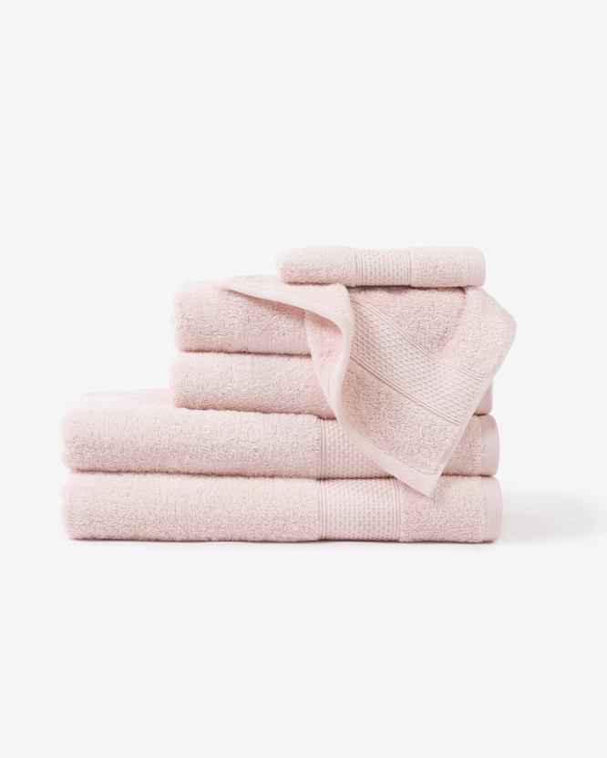 Bamboo Handtuch/Duschtücher Soft Lux - puderrosa