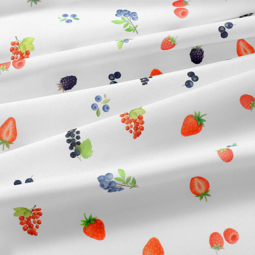 Eckige Tischdecke Teflon - Beeren