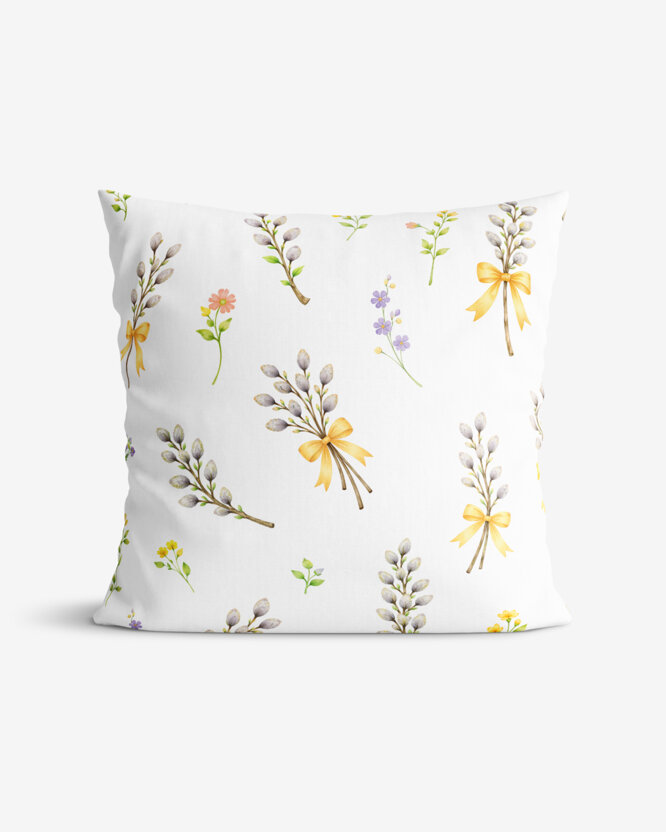 Ostern Dekorativer Kissenbezug - Weidenkätzchen