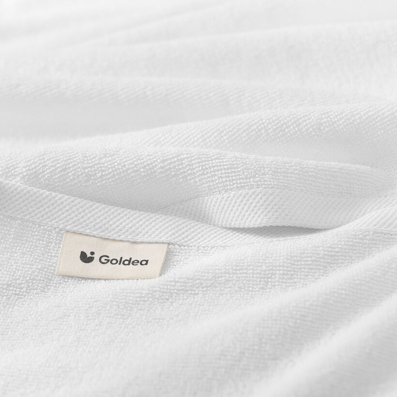 Frottierhandtuch/Duschtuch Soft ohne Bordüre – weiß