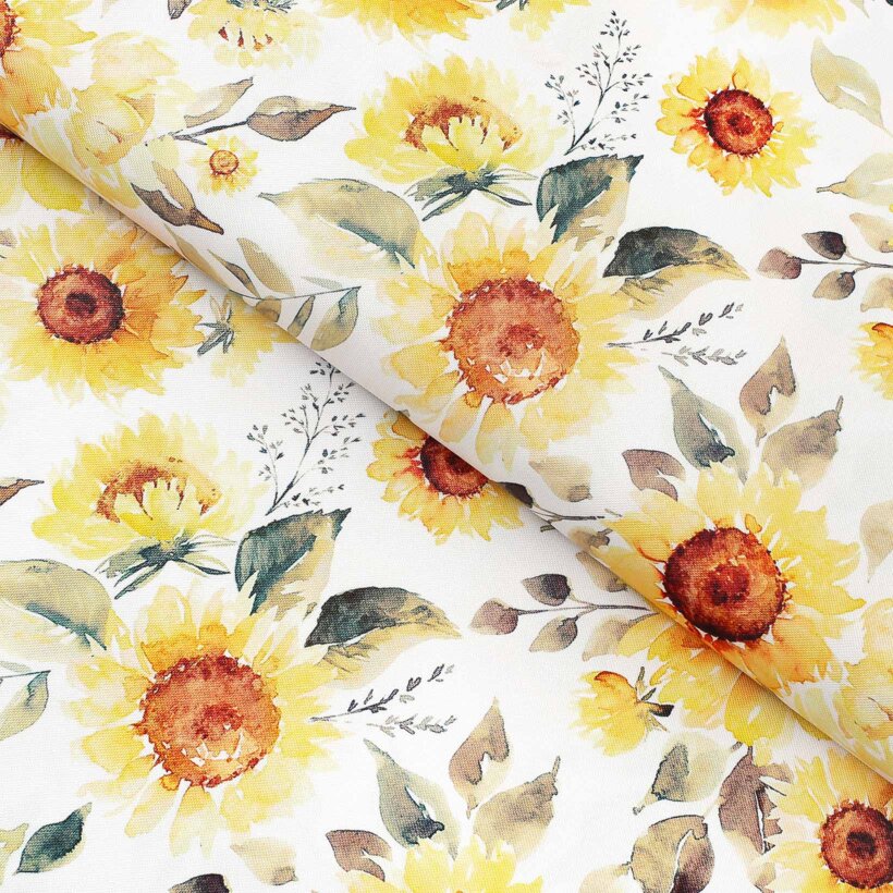 Teflon-Stoff für Tischdecken - Sonnenblumen