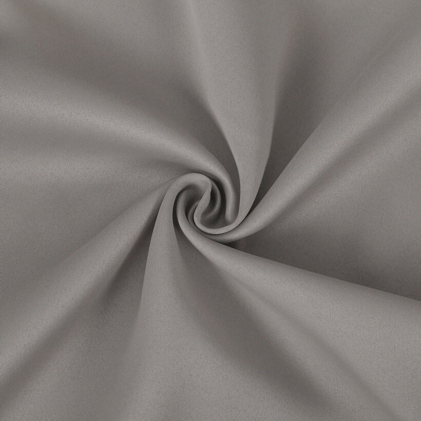 Verdunkelungsstoff Blackout mit Satin-Glanz - grau