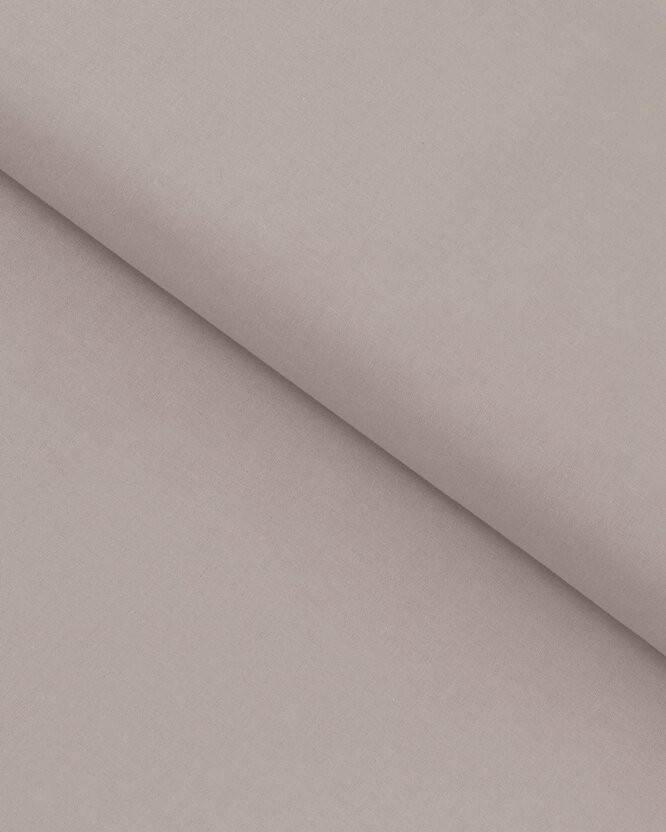 Baumwollstoff einfarbig Suzy - graubraun