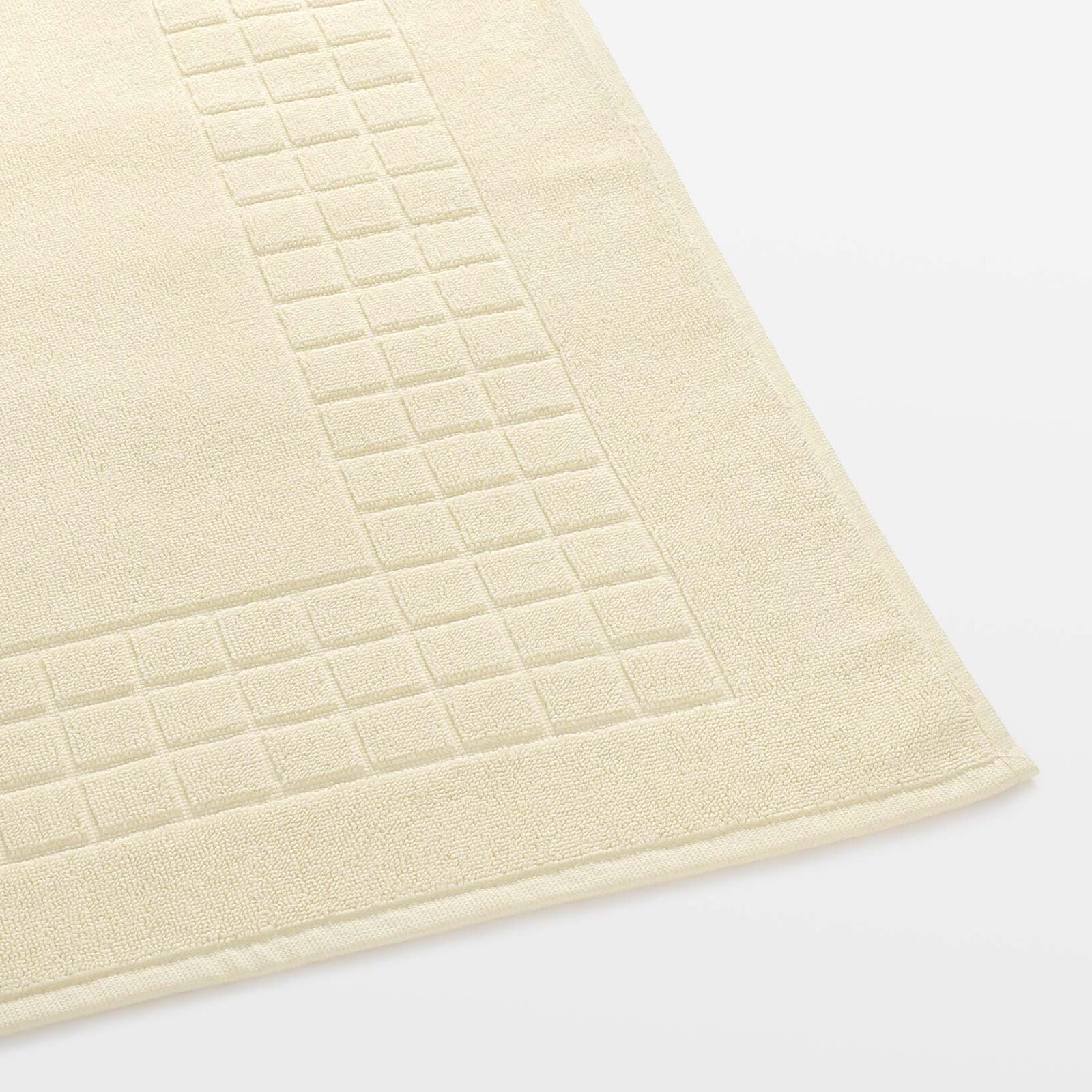 Frottier-Badematte Mozaika – creme