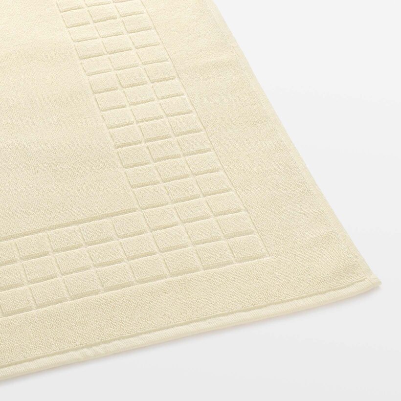 Frottier-Badematte Mozaika – creme