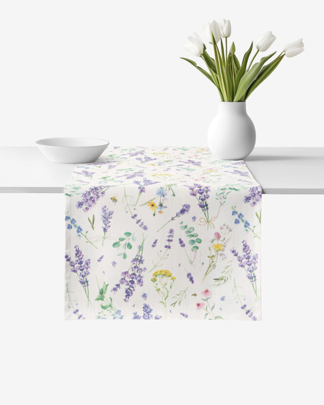 Tischläufer Valencia - Lavendelgarten