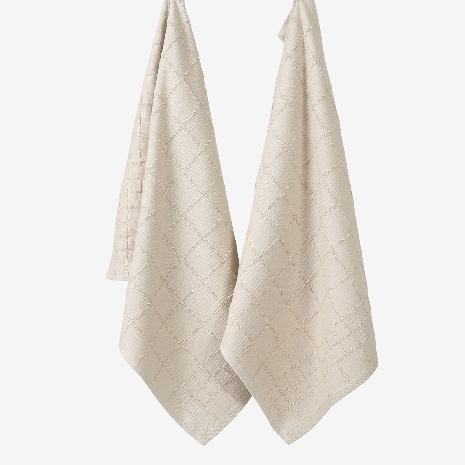 Küchen-Frottiertuch – beige