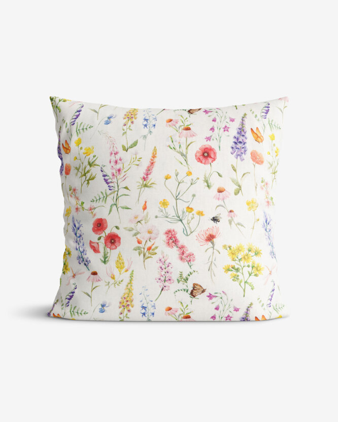 Dekorativer Kissenbezug Valencia - Blühende Wiese