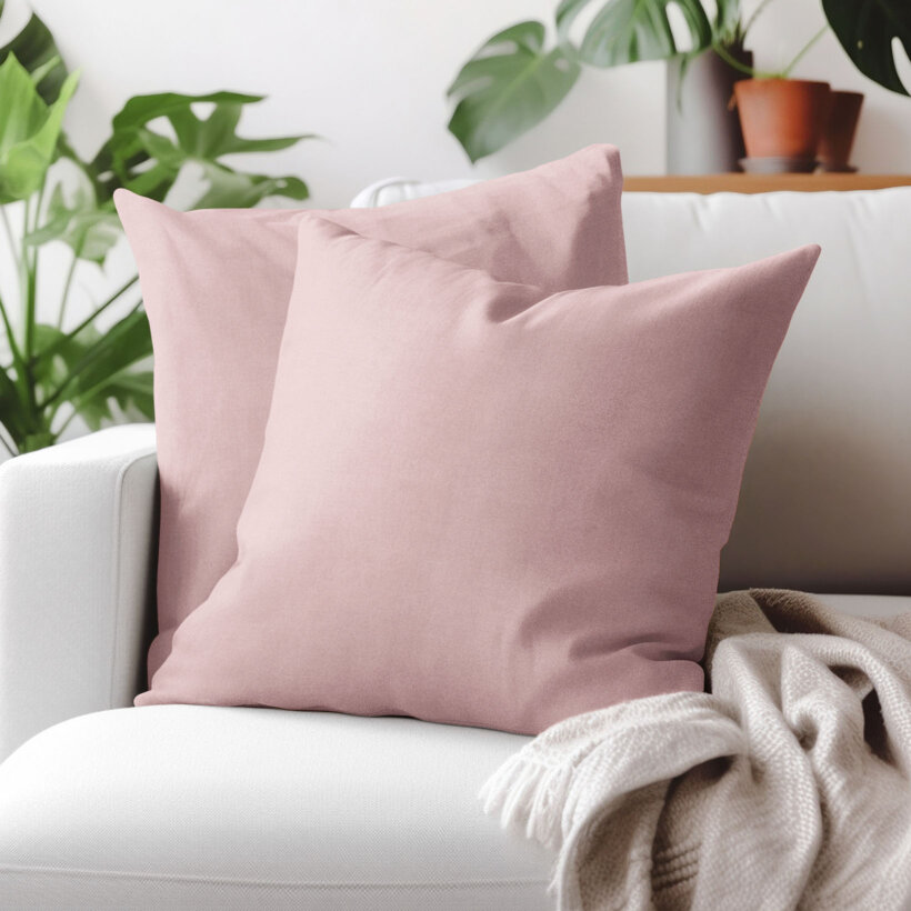 Dekorativer Kissenbezug Marbella - altrosa
