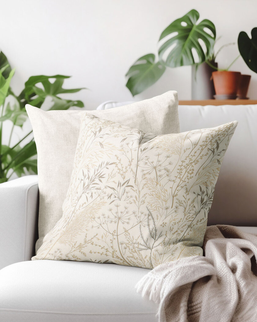 Dekorativer Kissenbezug Valencia - Wiesengräser