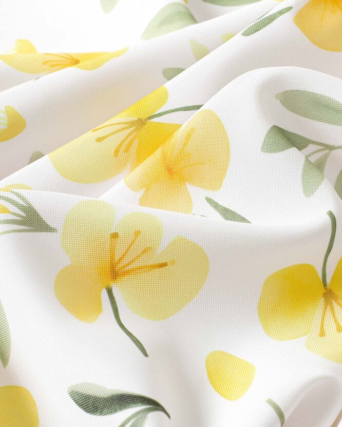 Teflon-Stoff für Tischdecken - Nachtkerze Blumen