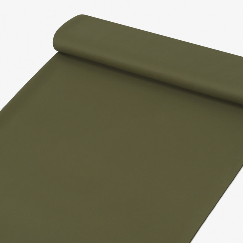 Verdunkelungsstoff Blackout mit Satin-Glanz - olivgrün