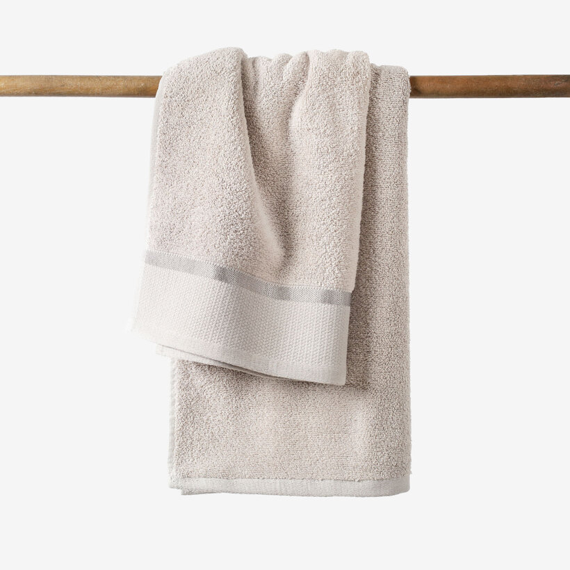 Frottierhandtuch/Duschtuch Soft - graubraun