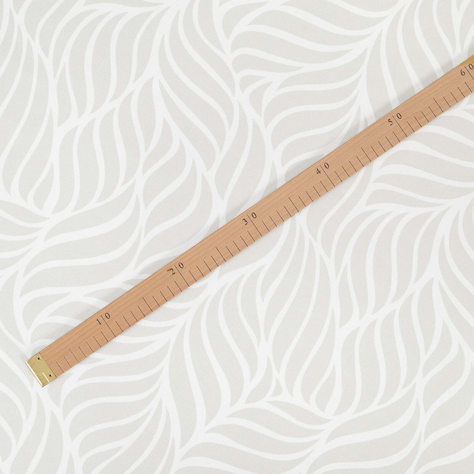 Teflonstoff für Tischdecken - Beige Linien