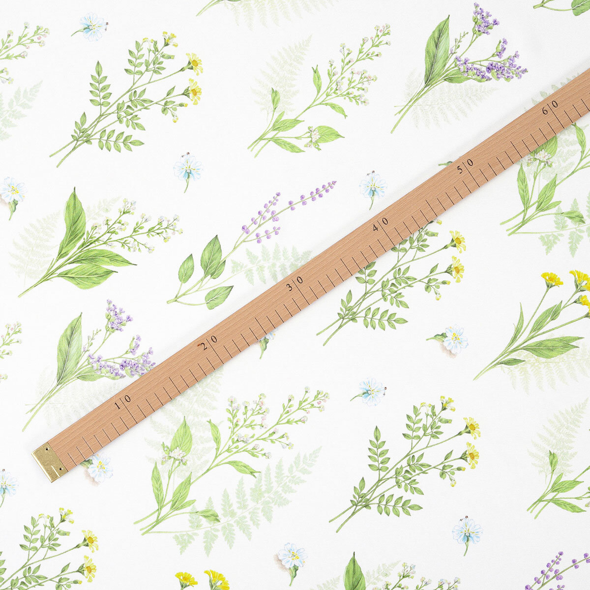 Teflonstoff für Tischdecken - Waldblumen