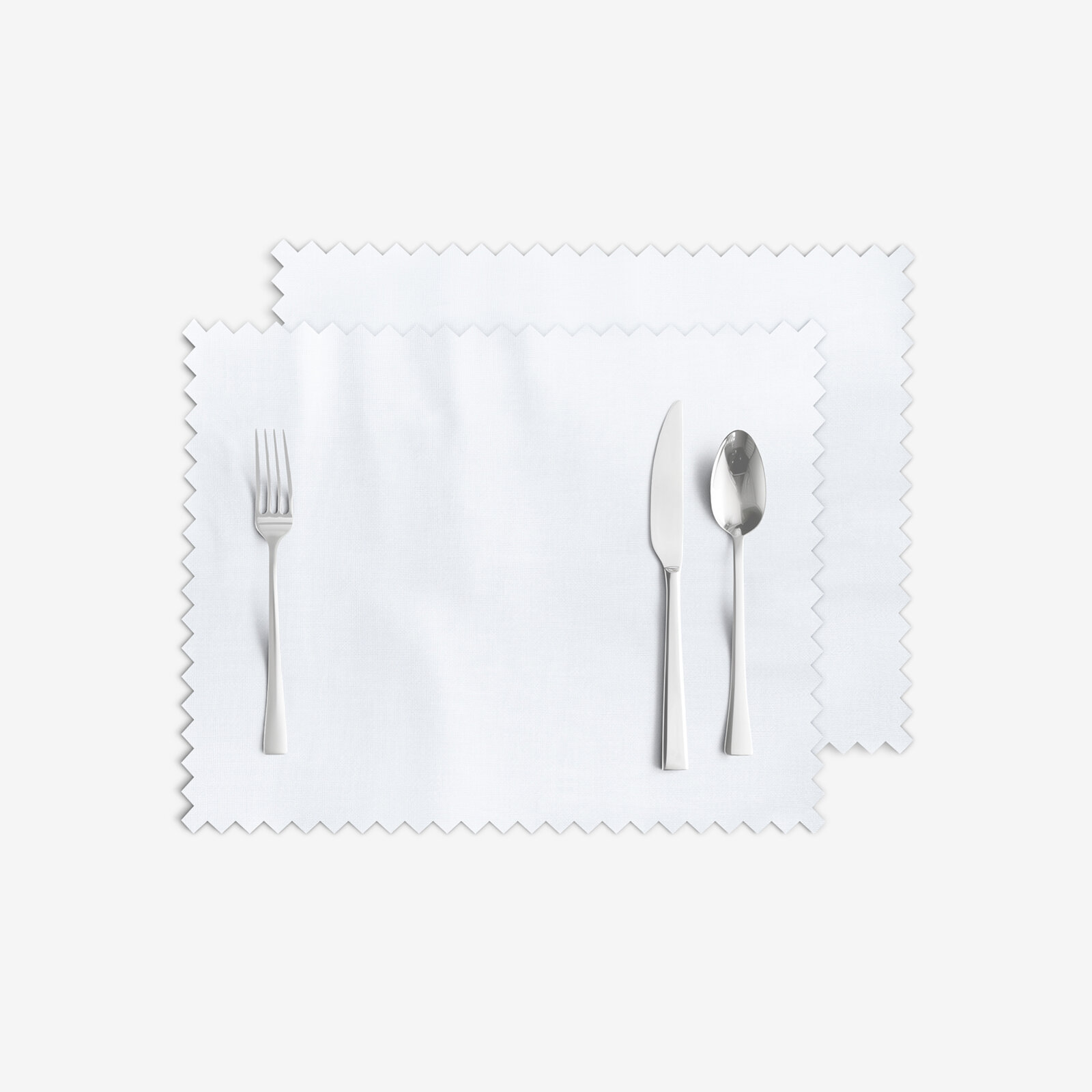 Tischsets Teflon - weiß - Set 2 Stück