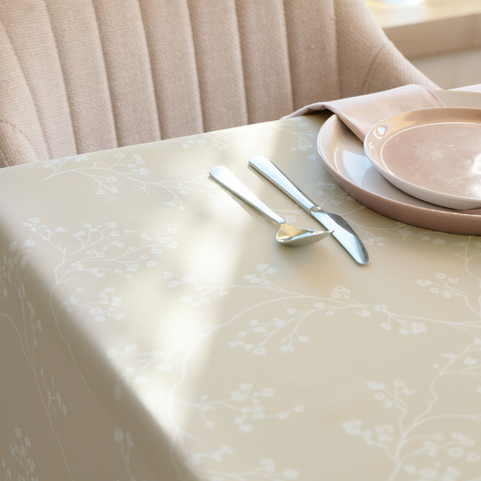 Eckige Teflon-Tischdecke - Kletterpflanzen