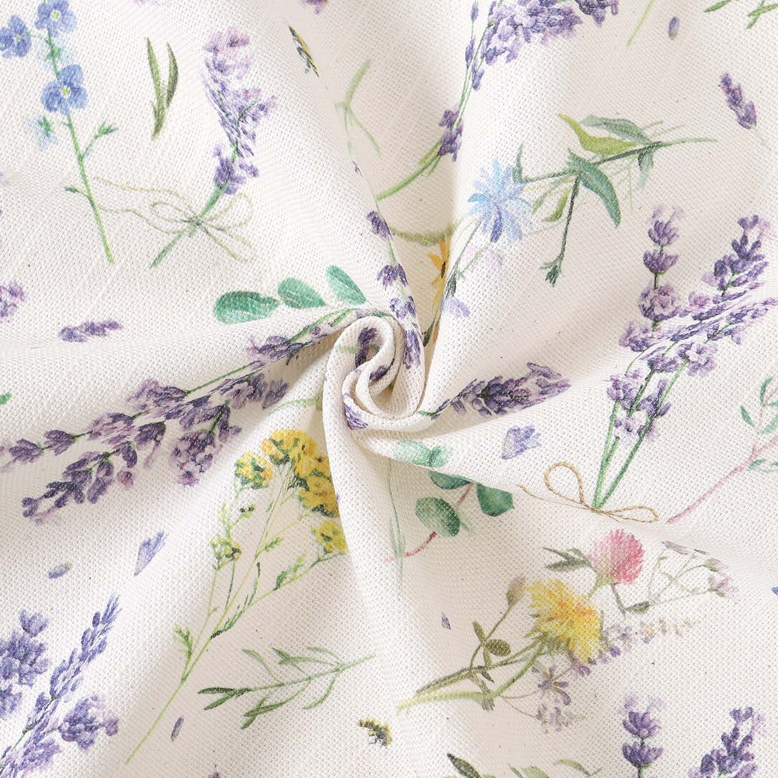 Dekorativer Stoff Valencia - Lavendelgarten