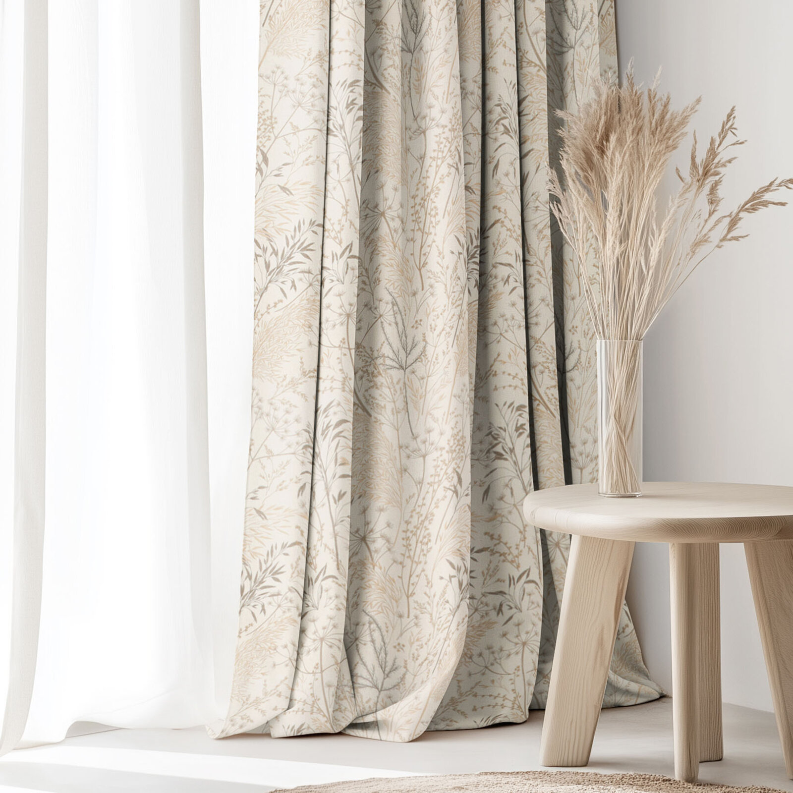 Dekorativer Vorhang Valencia - Wiesengräser