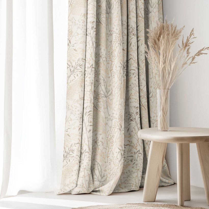 Dekorativer Vorhang Valencia - Wiesengräser
