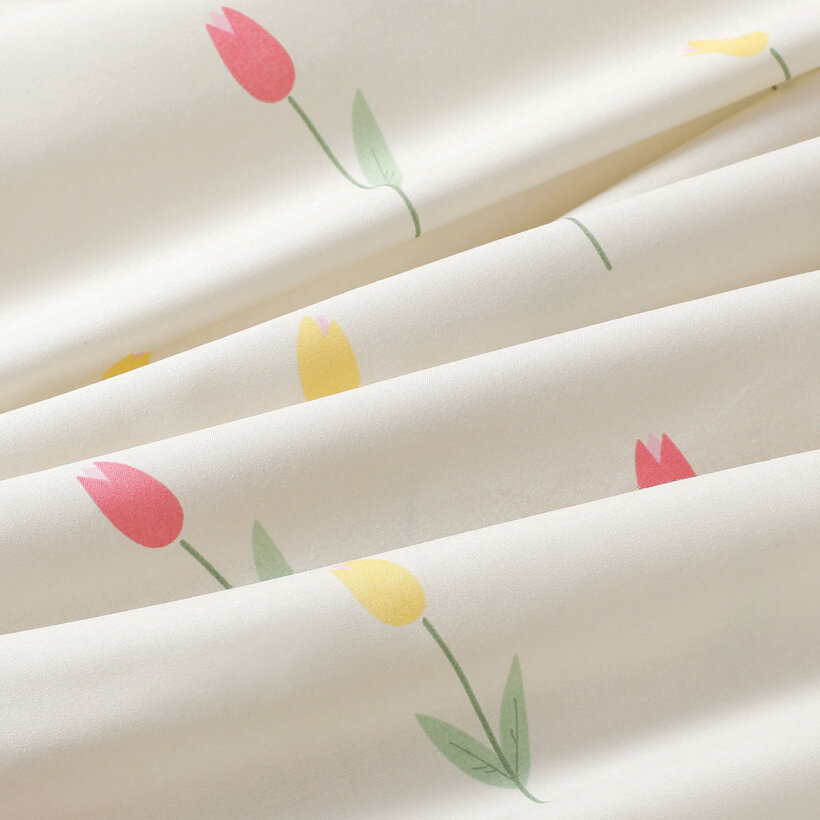 Baumwollstoff - Tulpen