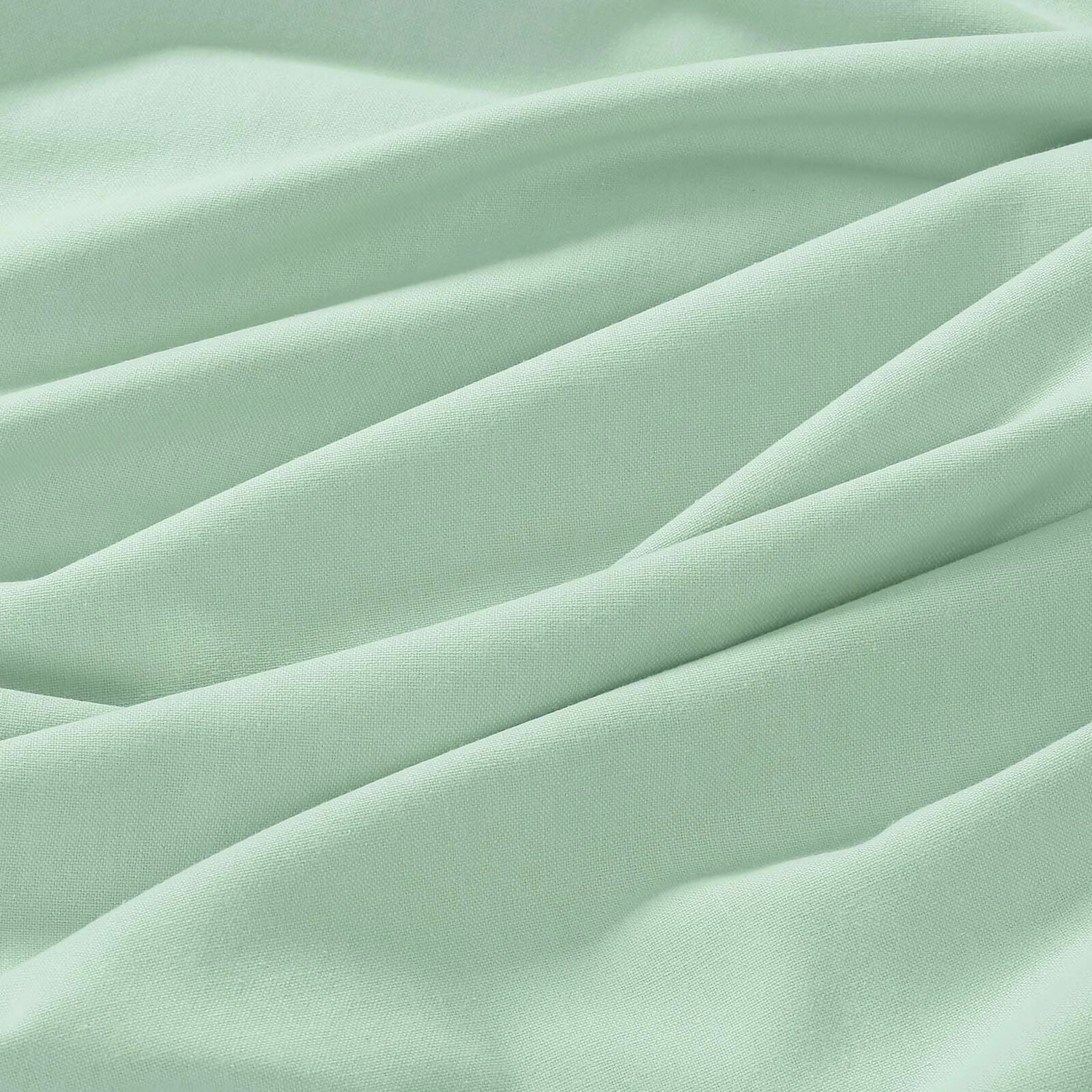 Quadratische Tischdecke aus Leinenmischung - hellmint
