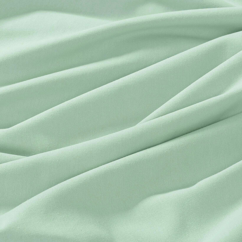 Quadratische Tischdecke aus Leinenmischung - hellmint
