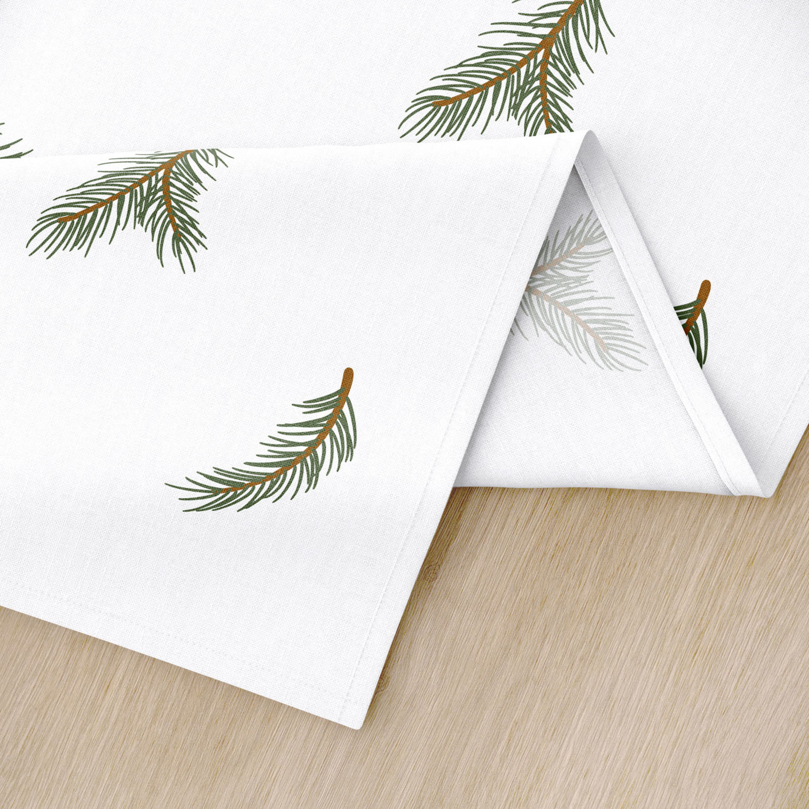 Běhoun na stůl 100% bavlněné plátno - Duft der Fichte