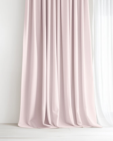 Dekorativer Vorhang – rosa