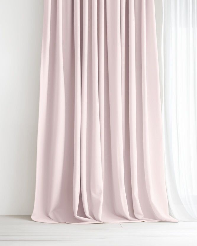 Dekorativer Vorhang – rosa