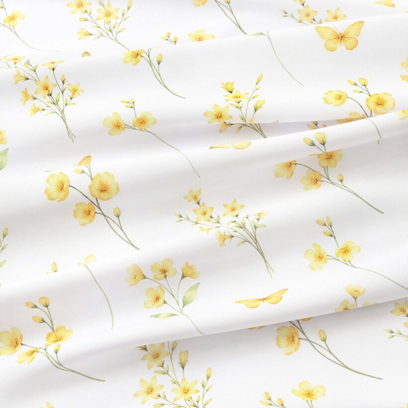 Dekorativer Kissenbezug - Gelbe Wiese