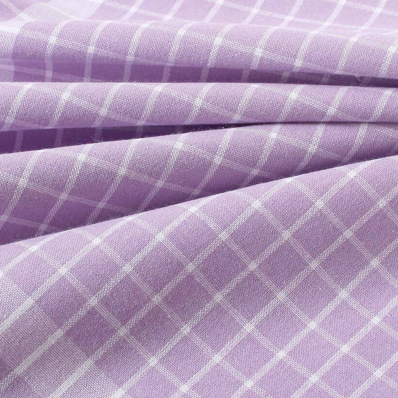 Küchentuch aus Baumwolle - lilas Karo