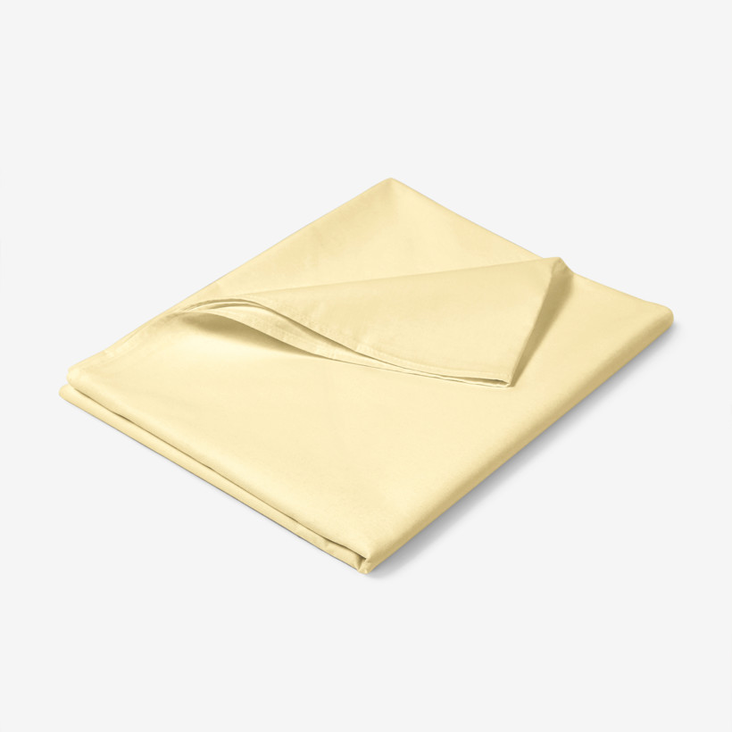 Bettlaken aus Baumwolle - Bananenfarbe