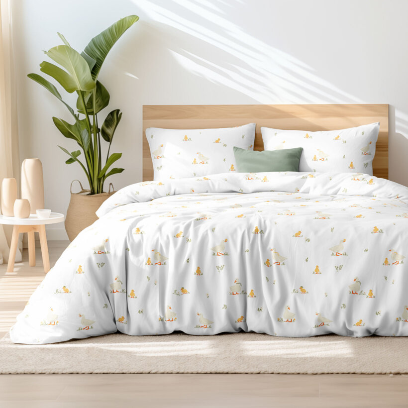 Ostern Bettwäsche aus Baumwolle - Enten