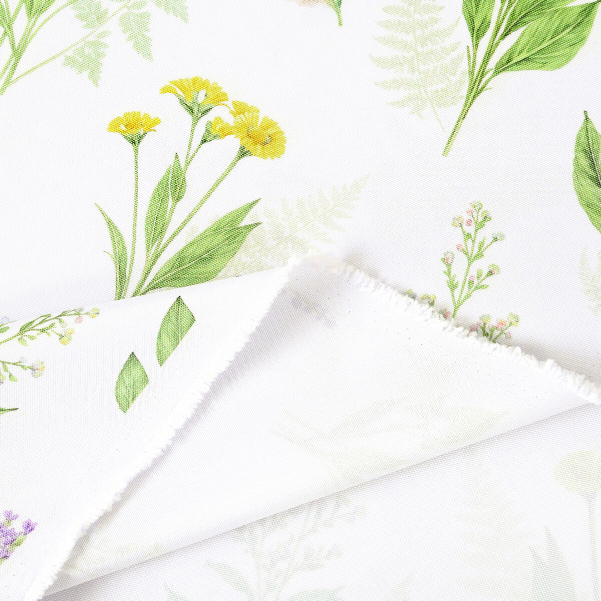 Teflonstoff für Tischdecken - Waldblumen