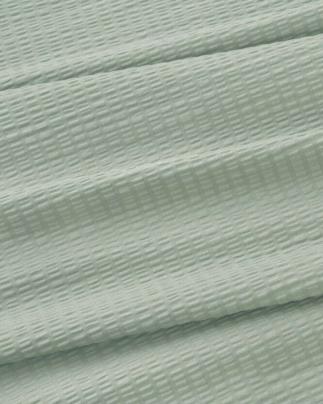 Seersucker-Kissenbezug - salbeigrün