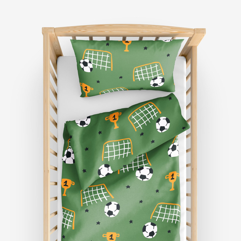 Bettwäsche für Babybetten aus Baumwolle - Fußballwelt