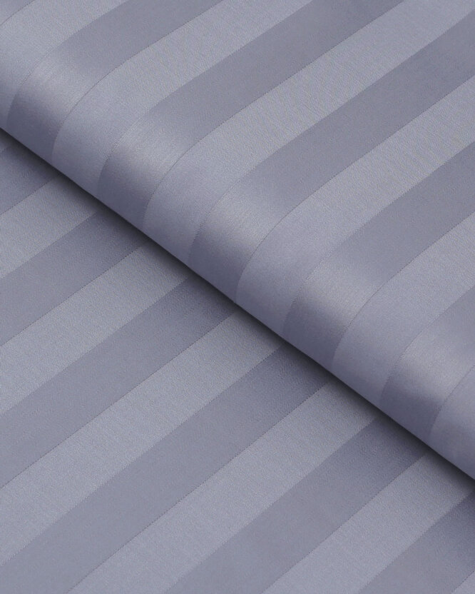 Damast - dunkelgraue Streifen mit Satin-Glanz