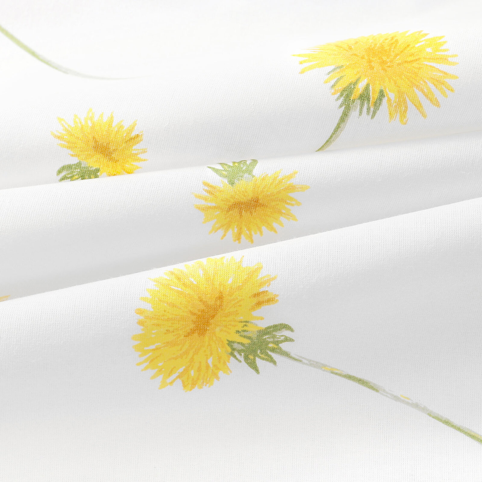 Vorhang aus Baumwolle - Löwenzahn