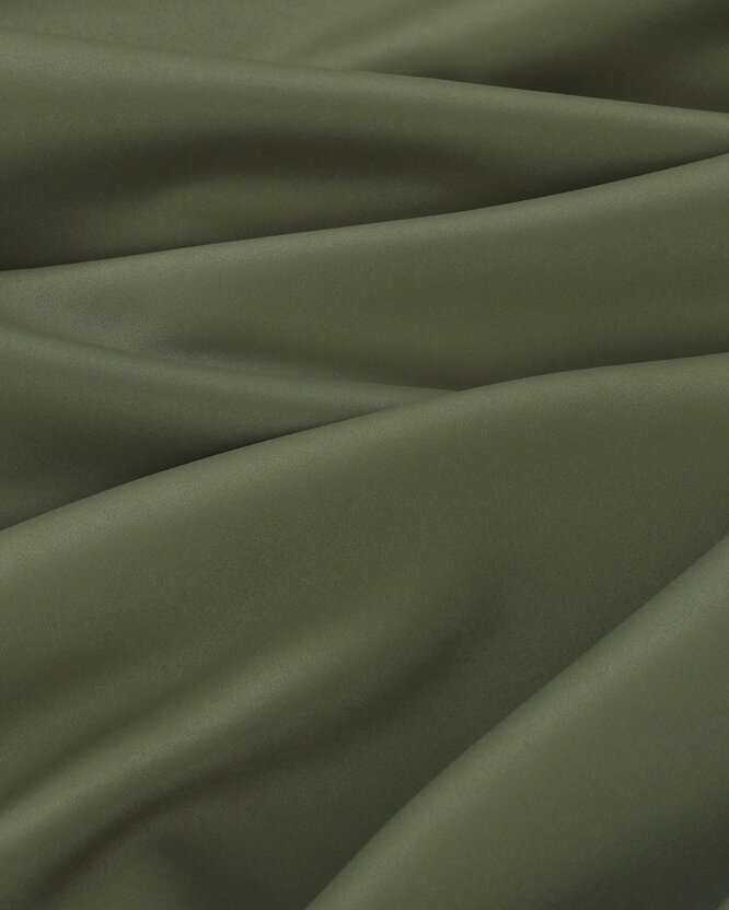 Verdunkelungsstoff Blackout mit Satin-Glanz - olivgrün