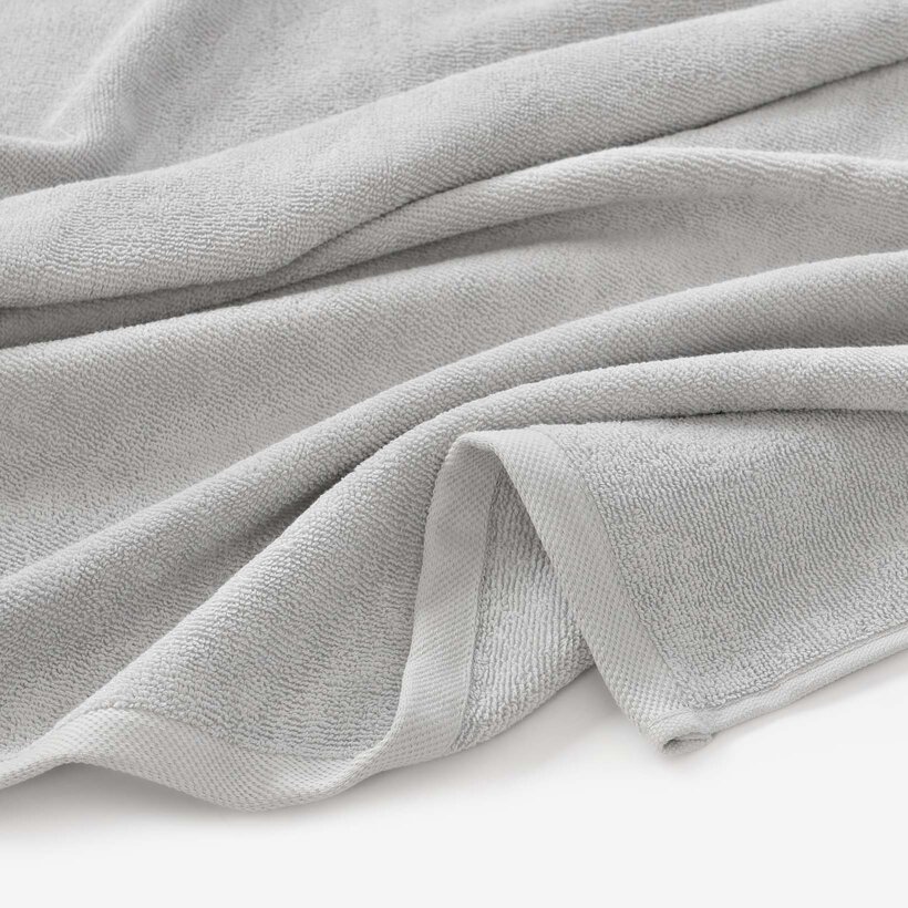 Frottierhandtuch/Duschtuch Soft ohne Bordüre – grau