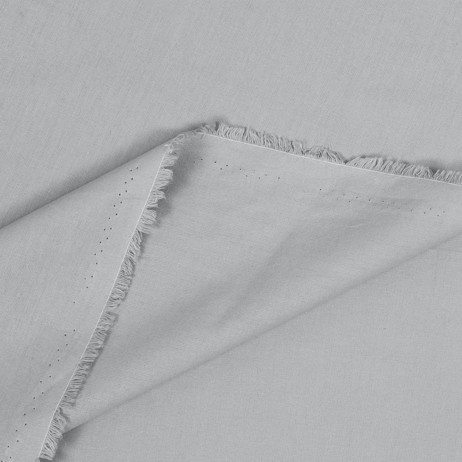 Baumwollstoff einfarbig  Suzy - grau