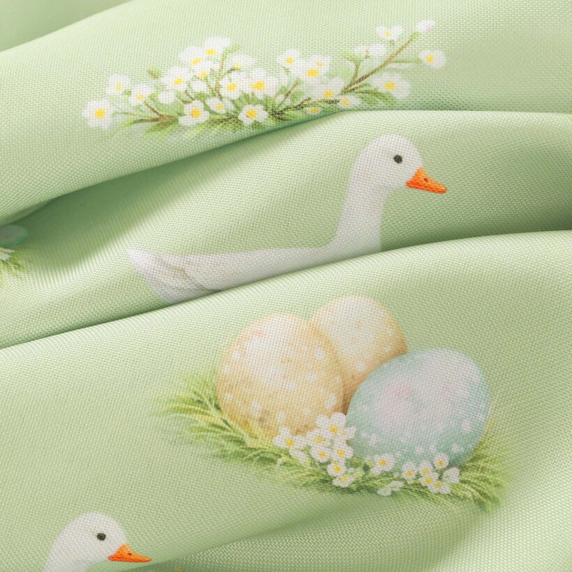 Ostern Dekorativer Kissenbezug - Gänse und Ostereier