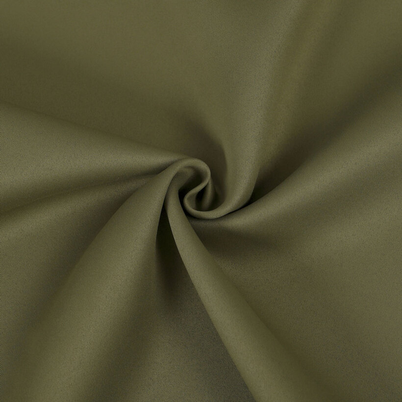 Verdunkelungsstoff Blackout mit Satin-Glanz - olivgrün