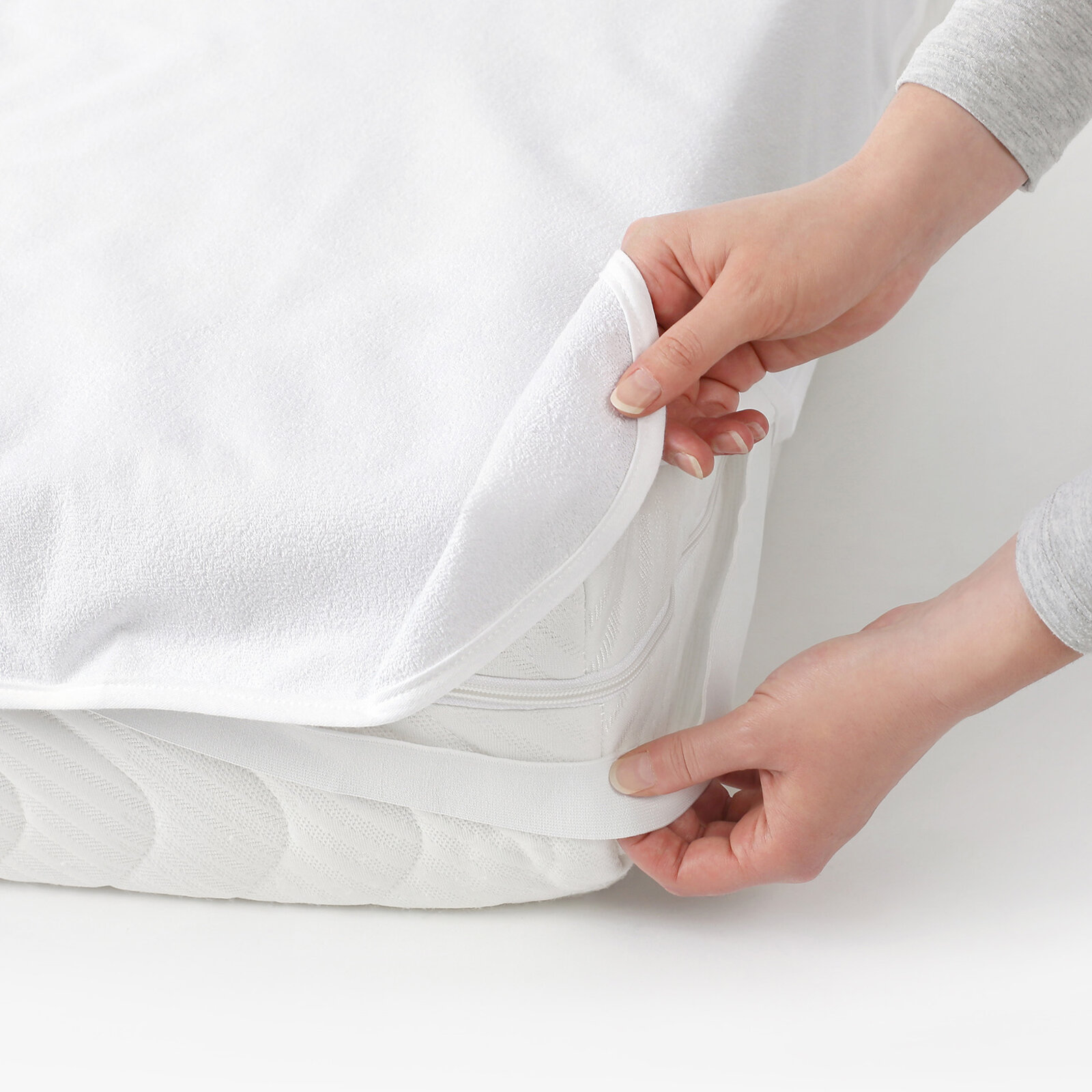 Undurchlässiger Matratzenschoner für Einzelbett atyp - 120 x 200 cm