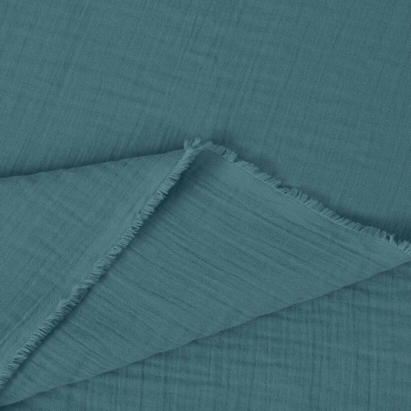 Musselinstoff – petrol